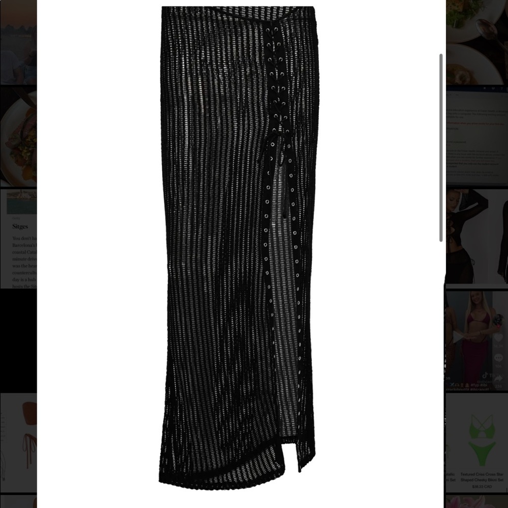 iamgia knit skirt / coverup